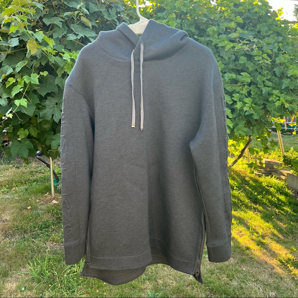 Helmet Lang - Neoprene Mens Hoodie with zippers